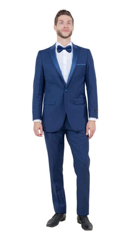 Bryan Michaels Mens Tuxedos MT187S-10-BLUE