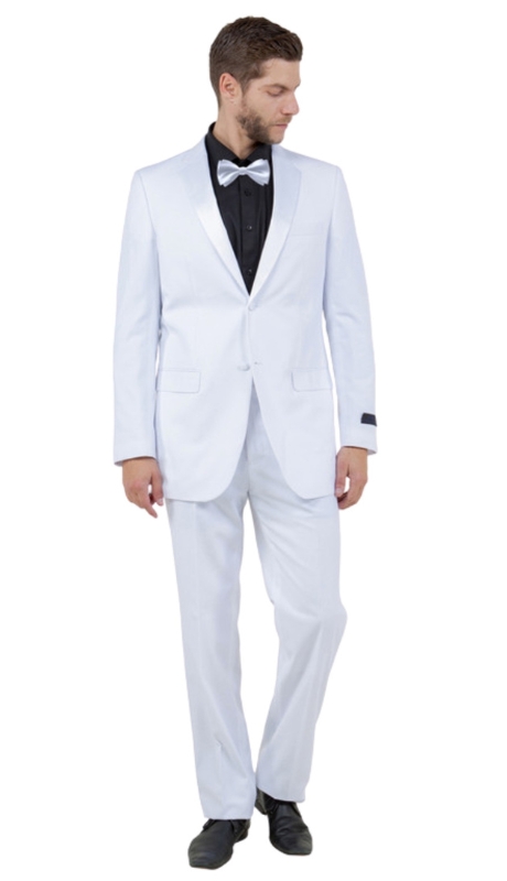 Bryan Michaels Mens Tuxedos MT202S-02-WHITE