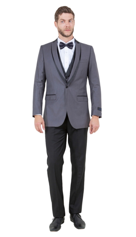 Bryan Michaels Mens Tuxedos MT239S-01-GRY