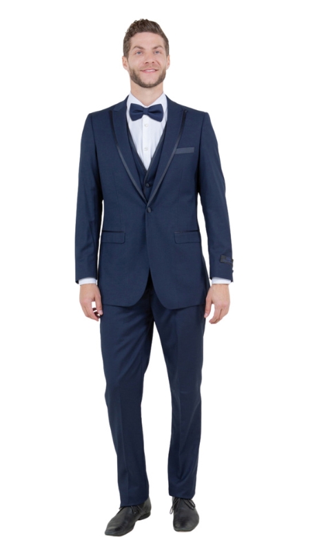  Tazzio  Mens Tuxedos MT309S-02-NAVY