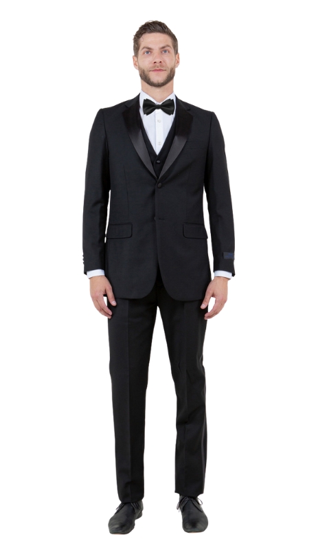 Bryan Michaels Mens Tuxedo MT400S-01-BLACK