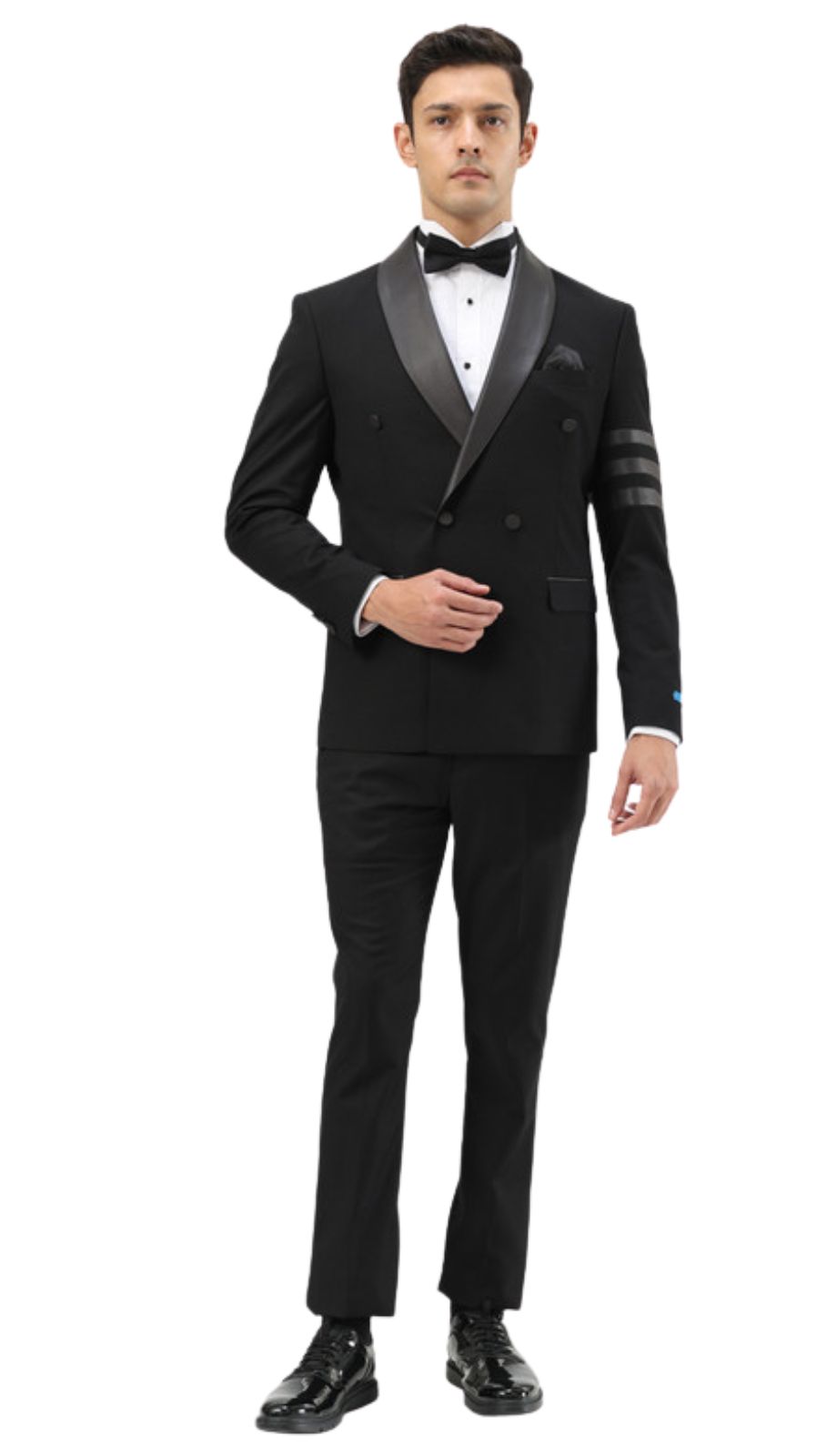 Bryan Michaels Mens Tuxedo-MT405H2-01-BLK-SATIN