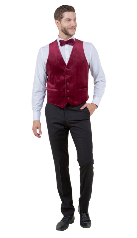 Tazzio Mens Vest MV107H-03-BUR