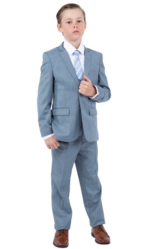PERRY ELLIS BOYS Suit-PB181-02-SKY-BLUE