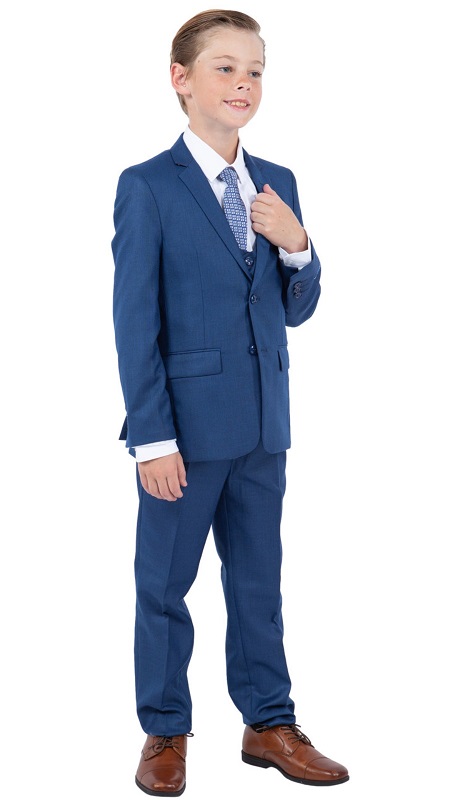PERRY ELLIS BOYS Suit-PB181-06-BLUE