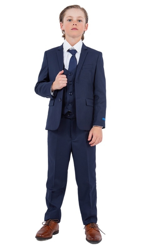 Perry Ellis Boys Suit PB363-11-NAVY