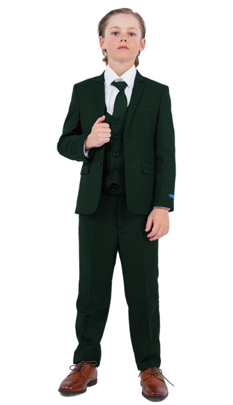 PERRY ELLIS BOYS Suit-PB363-20-GREEN 