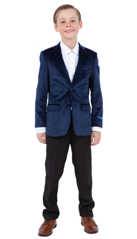PERRY ELLIS BOYS Suit-PBJ386-02-NAVY