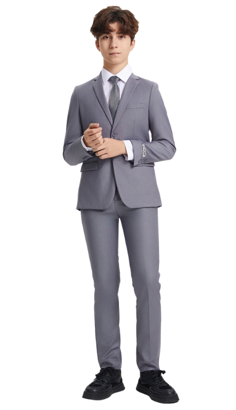 Stacy Adams Boys Suit-SB282-04-GRAY