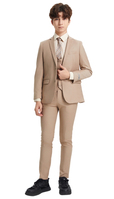 Stacy Adams Boys Suit-SB282-07-MID-TAN