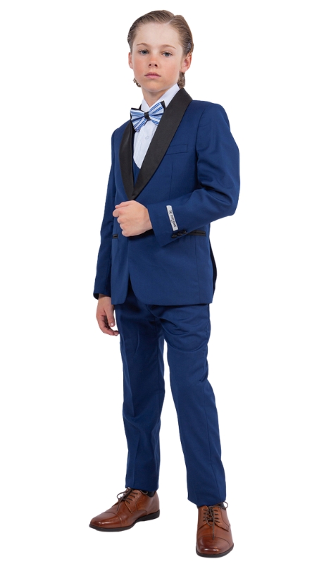 Stacy Adams Boys Suit-SBT282-05-INDIGO