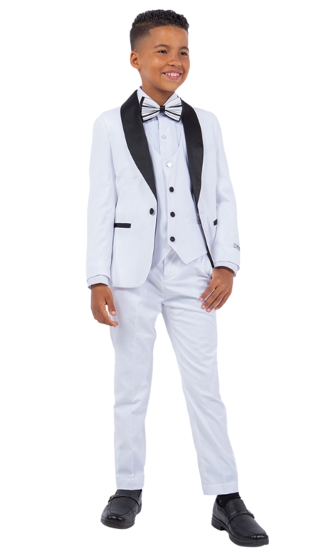 Stacy Adams Boys Suit-SBT282-08-WHT