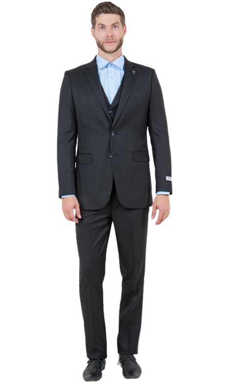 Stacy Adams SM156H1-BLK Mens Suit