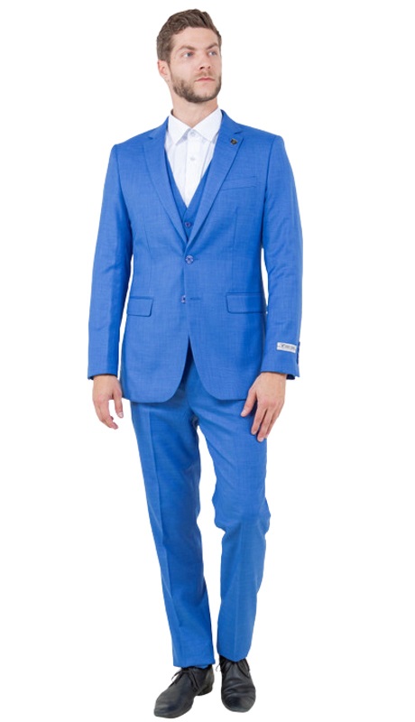 Stacy Adams SM156H1-BLU Mens Suit