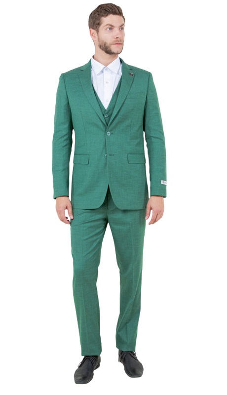 Stacy Adams SM156H1-GREEN Mens Suit