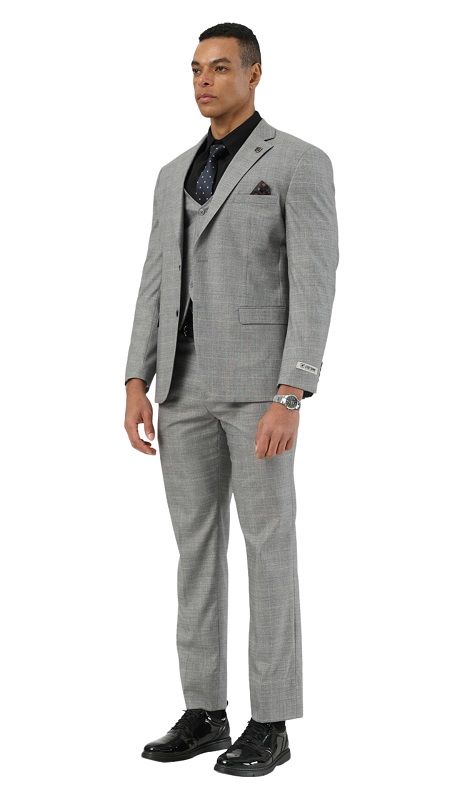 Stacy Adams SM202H1-03-GRY Mens Suit