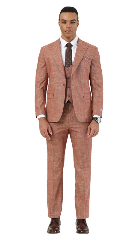 Stacy Adams SM206H1-51-DUSTY-ORG Mens Suit