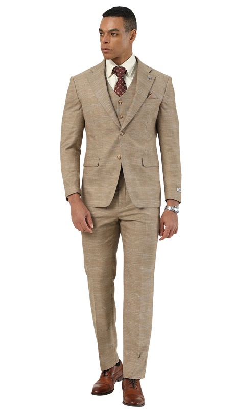 Stacy Adams SM210H1-01-MID-TAN Mens Suit