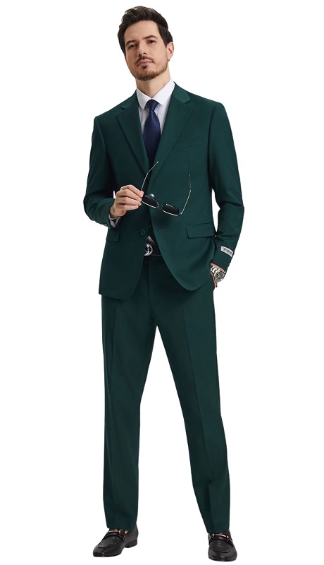 Stacy Adams-SM282H1-11-GRN Mens Suit