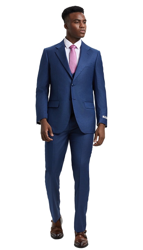 Stacy Adams-SM324H1-03-BLUE Mens Suit