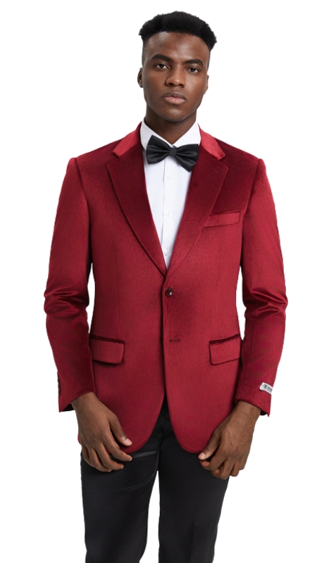 Stacy Adams-SMJ111H1-02-WINE Mens Suit