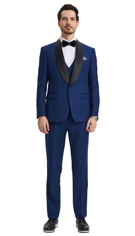 Stacy Adams-SMT282H1-05-INDIGO Mens Suit