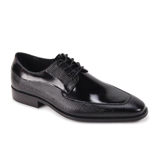 Giovanni Leather Dress Shoes-ASHER-BLK