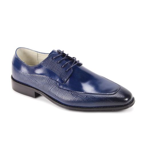 Giovanni Leather Dress Shoes-ASHER-COBALT