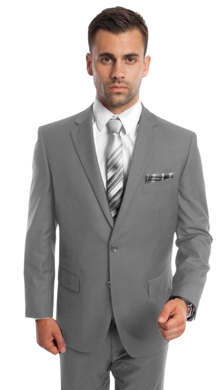 Demantie Mens Suit M202-05-LIGHT-GRY