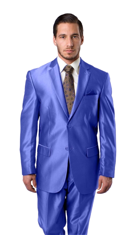 DeZilino Mens Suit M226-02-LIT-BLUE