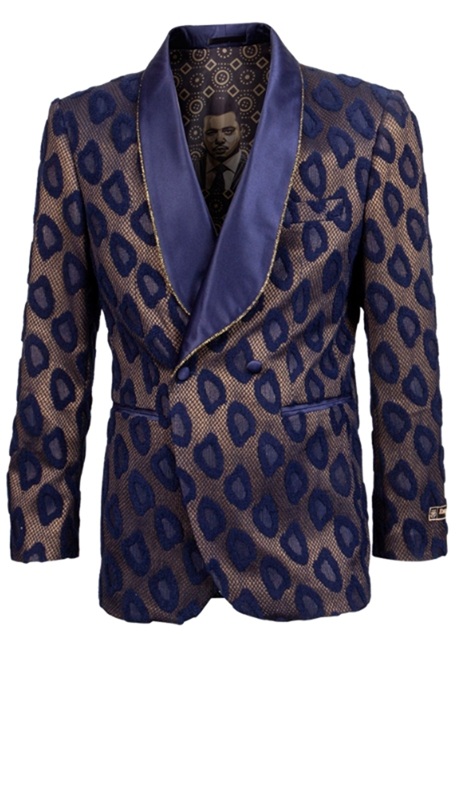 Empire Mens Sports Coat ME330H-BLU-GLD