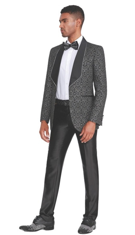 Empire Mens Sports Coat ME349H-02-MULT-BLK