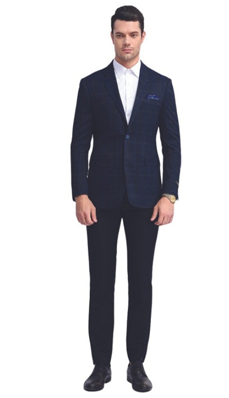 Empire Mens Sports Coat MJ314S-NAVY