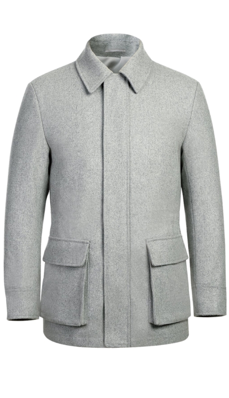 English Laundry Mens Coat EL84-01-092-GRY Short Coat