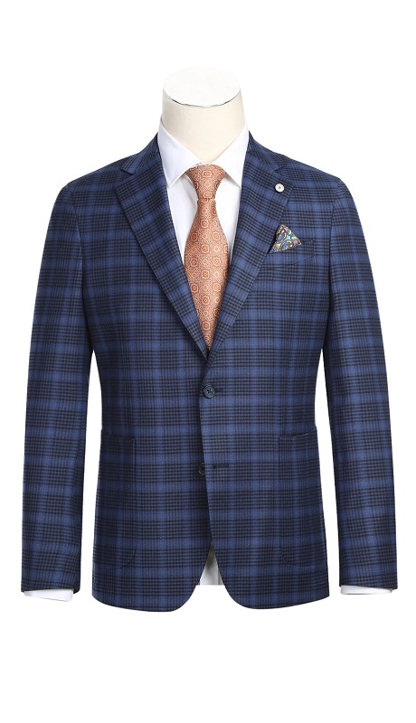 Pellagio Mens Blazer PF23-2-RB ( Half Canvas Blazer )