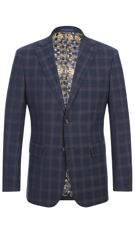 English Laundry Mens Suit 12-58-410EL-MB ( Check Suit )