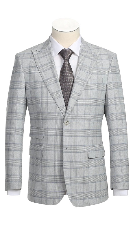 English Laundry Mens Suit 12-66-092EL-LG ( Check Suit )