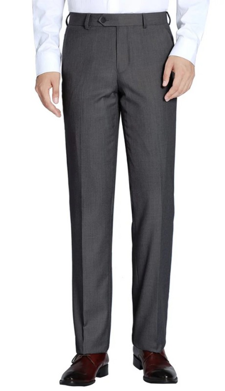 Renoir Mens Pant 202-1-CHAR ( Flat Front Suit Separate Pants )