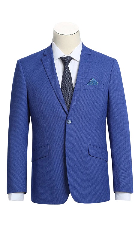 Renoir Mens Blazer 294-14-BLU-PUR ( Slim Fit Blazer )