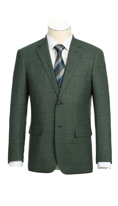 Renoir Mens Blazer 294-36-GRN ( New Slim Fit Blazer )