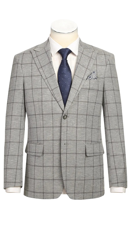 Renoir Mens Blazer 294-44-GB ( New Slim Fit Blazer )