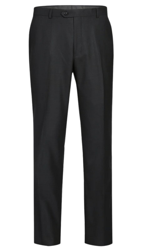 Renoir Mens Pants 555-3-DG ( Regular Fit Flat Front Wool Suit Pant )