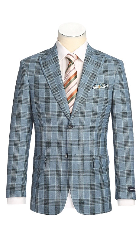 Renoir Mens Blazer 565-14-SB ( New Slim Fit Wool Blazer )