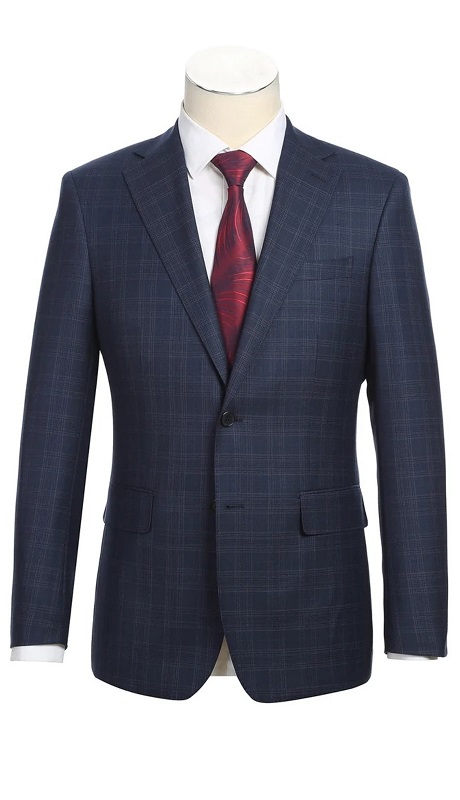 English Laundry Mens Suit EL12-50-410-BLUE