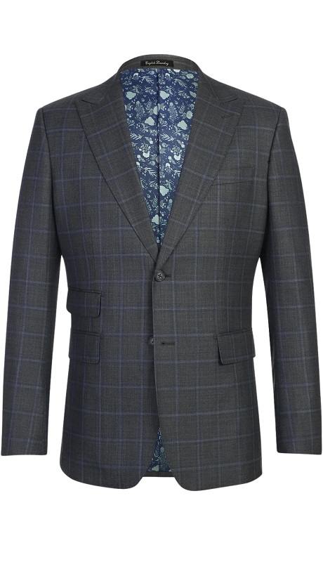 English Laundry Mens Suit EL22-55-095-MID-GRY ( Wool Suit )