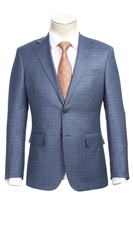 English Laundry Mens Suit EL82-60-402-PALE-BLUE ( Wool Suit )