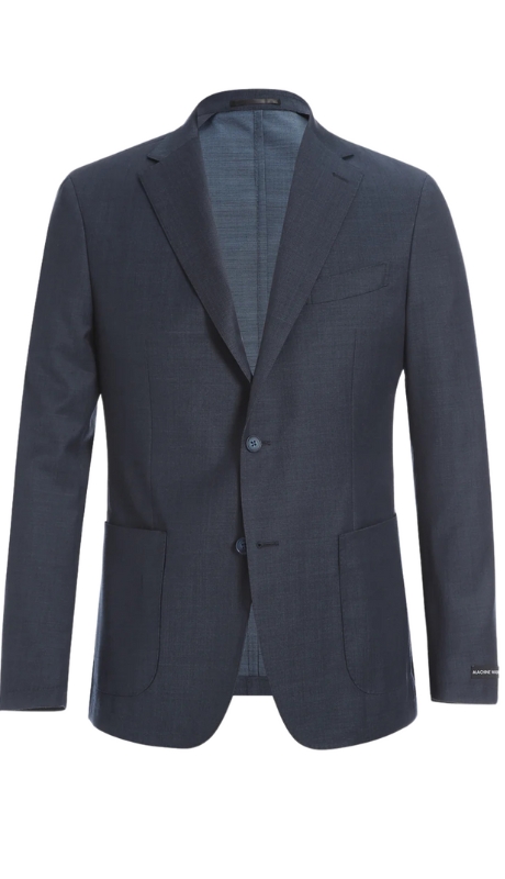 Pellagio Men's Suit PF20-18-Gry (Slim Fit Travel Suit Anti-Microbial/ Nature Stretch/ Wrinkle Resistant)