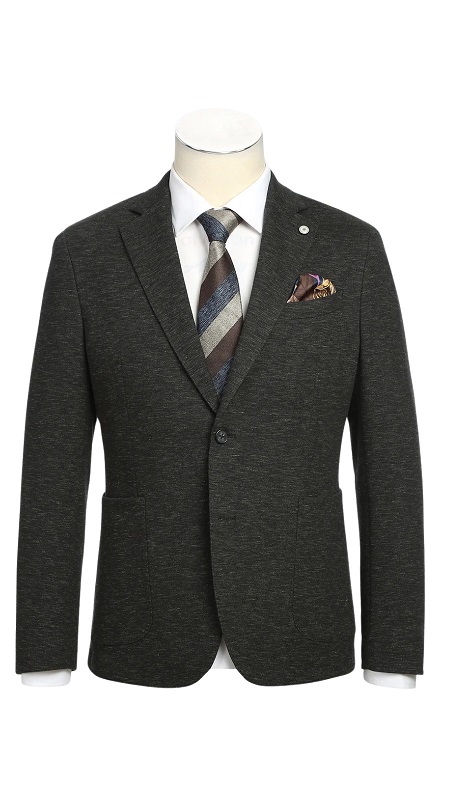 Pellagio Mens Blazer PF24-2-DG ( Half Canvas Blazer )