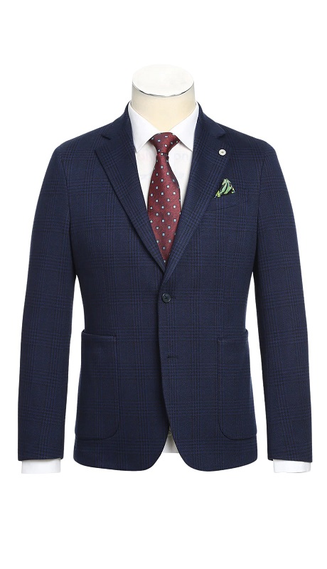 Pellagio Mens Blazer PF24-10-RB ( Half Canvas Blazer )