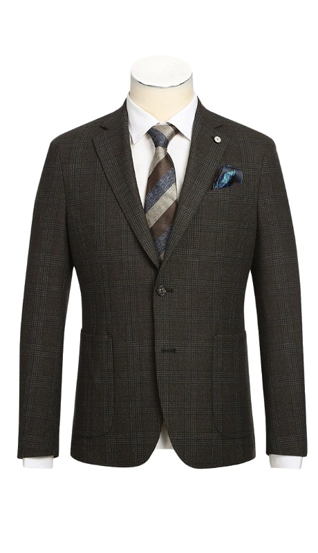 Pellagio Mens Blazer PF24-13-DB ( Half Canvas Blazer )